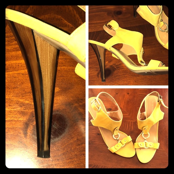 Nine West Shoes - ⭐️🍋YELLOW HEELS👏SALE